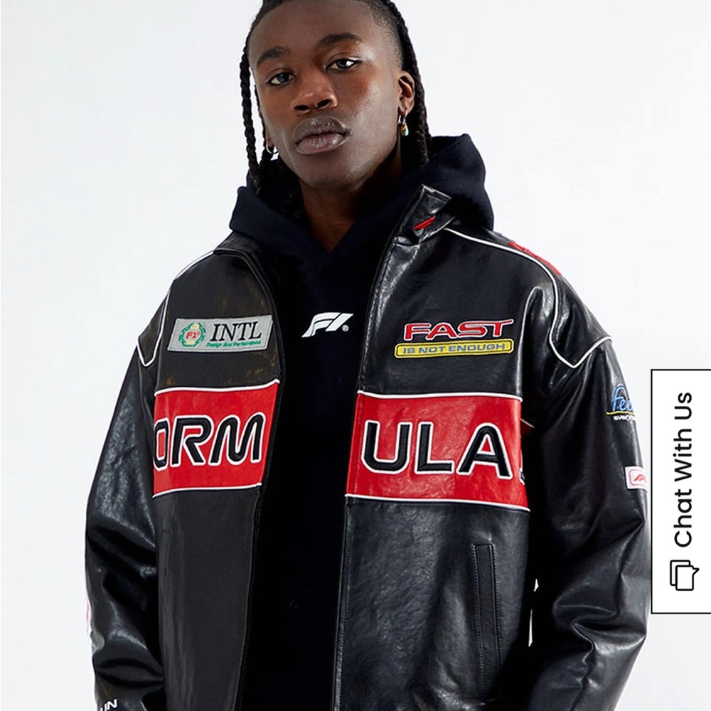 Formula one x Pacsun leather Jacket